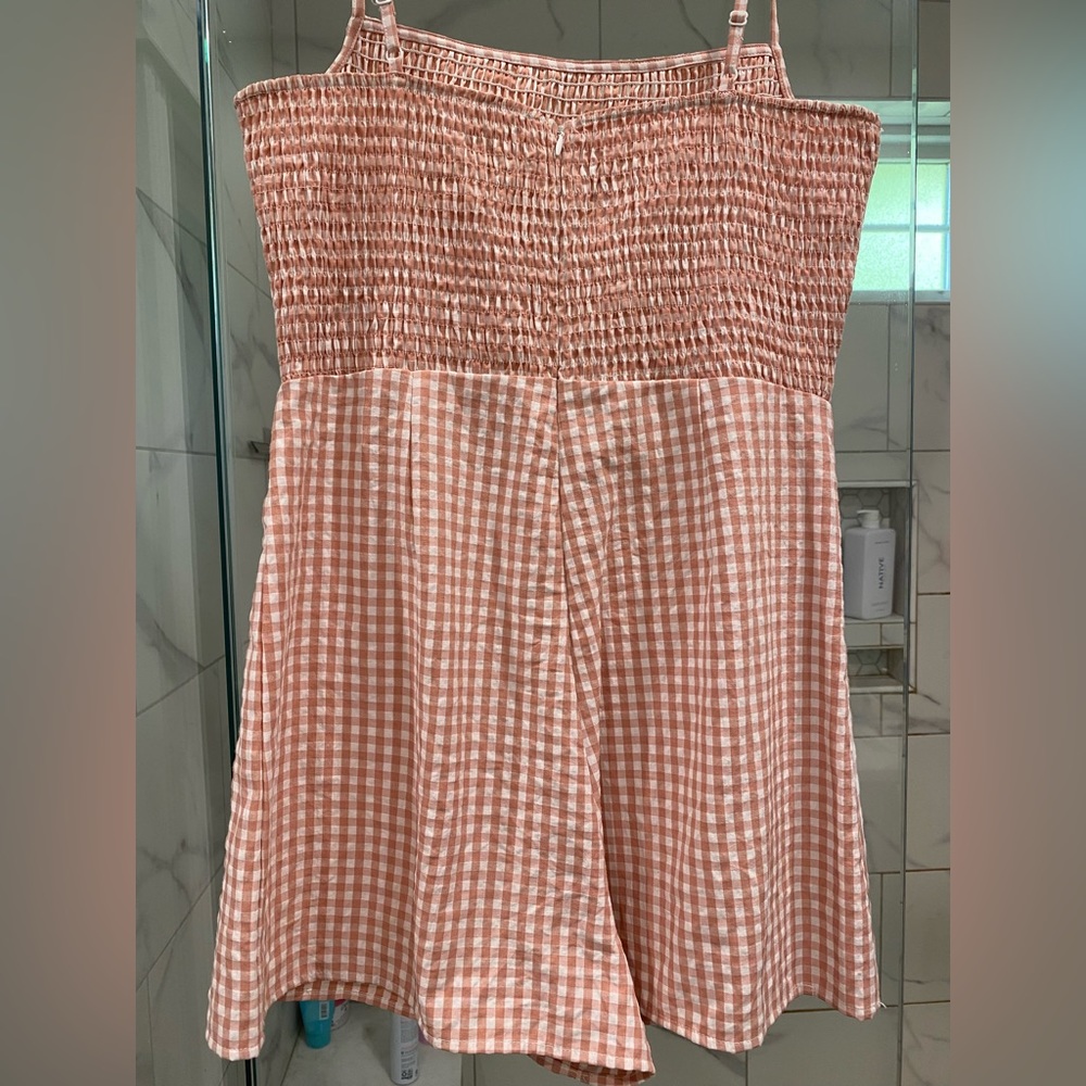 Revolve Superdown Gingham Romper - image 4
